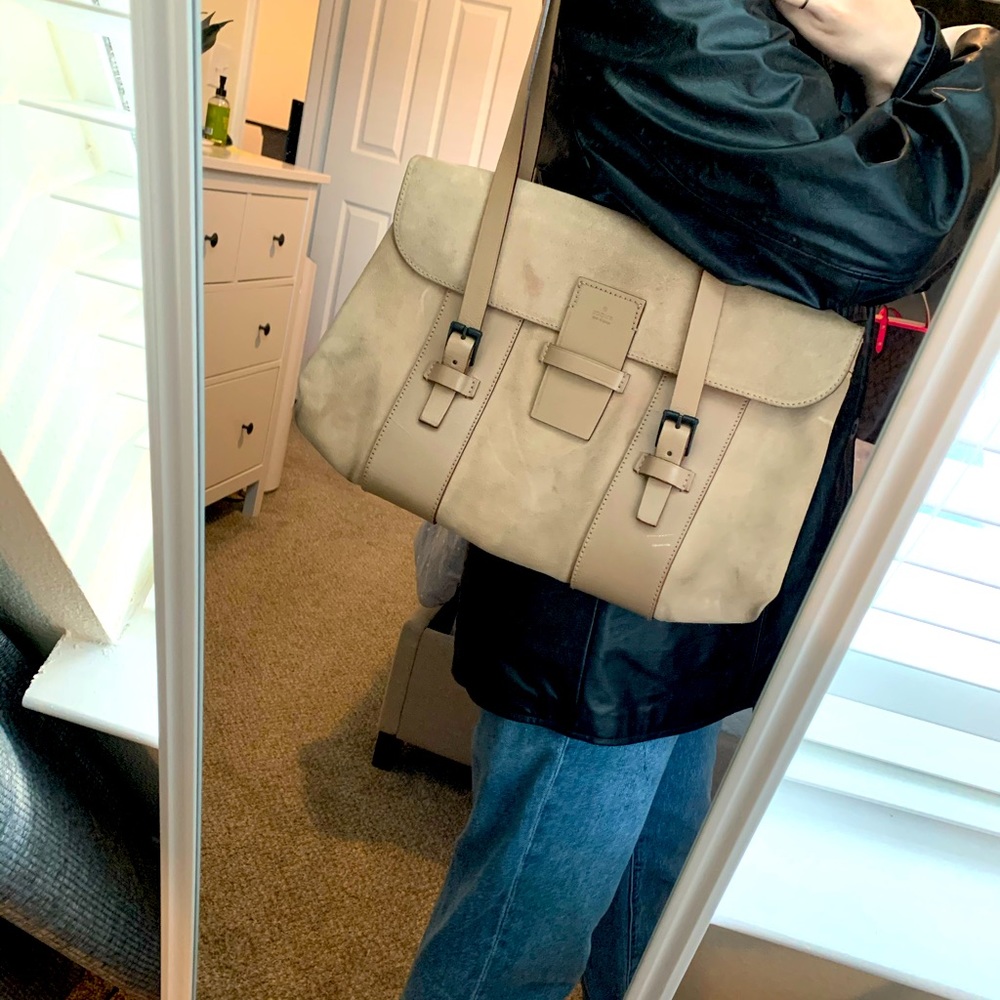 Gucci vintage Beige Suede/Leather bag